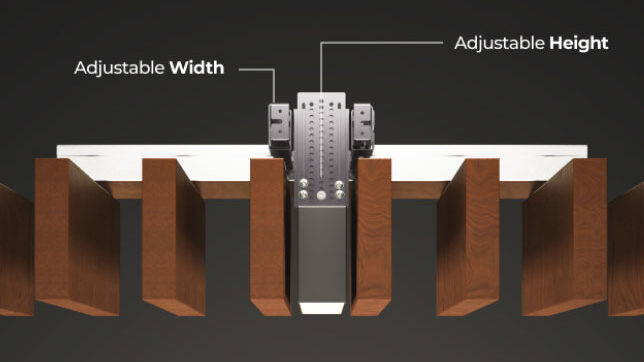 Slat Ceiling Universal Mounting